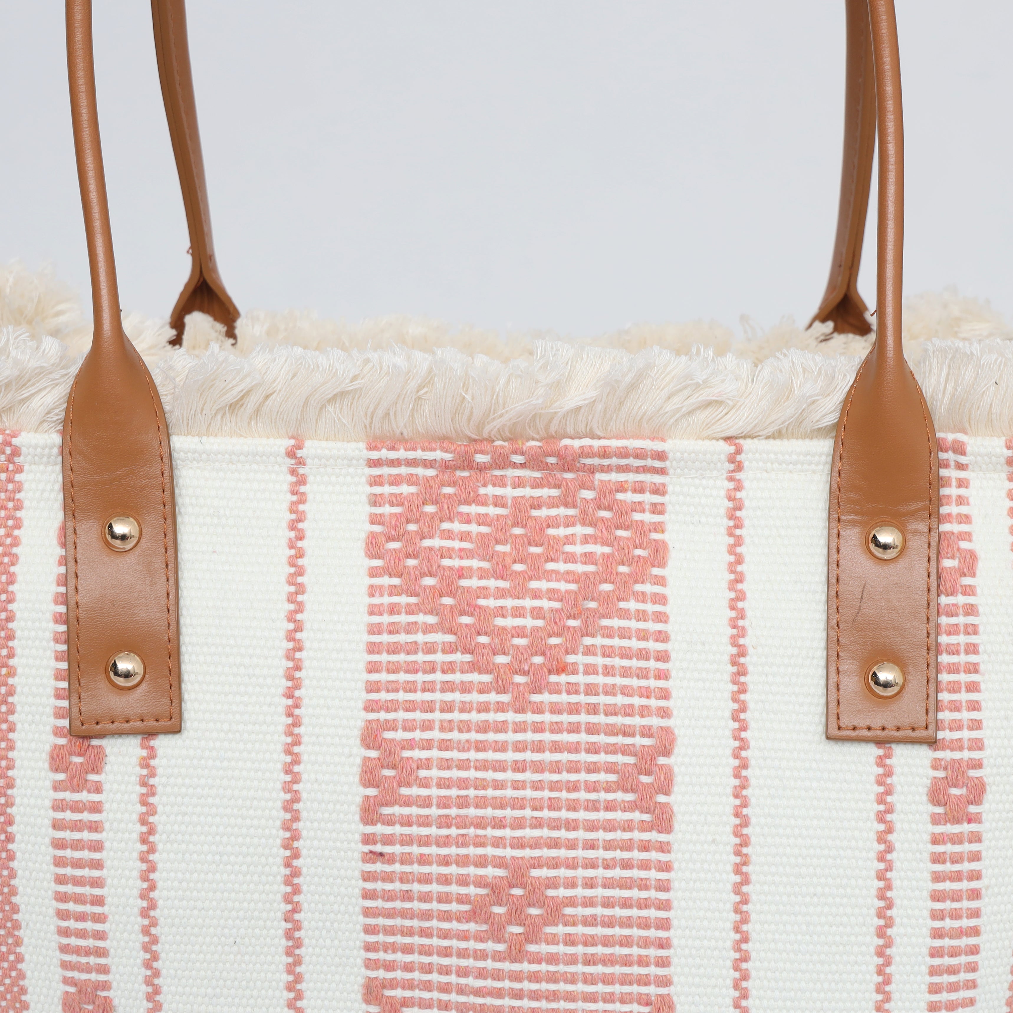 Blush Loom Tote