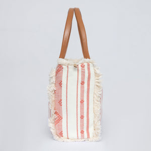 Blush Loom Tote