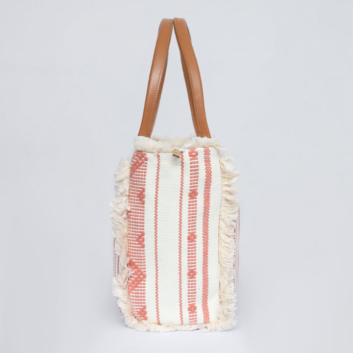 Blush Loom Tote