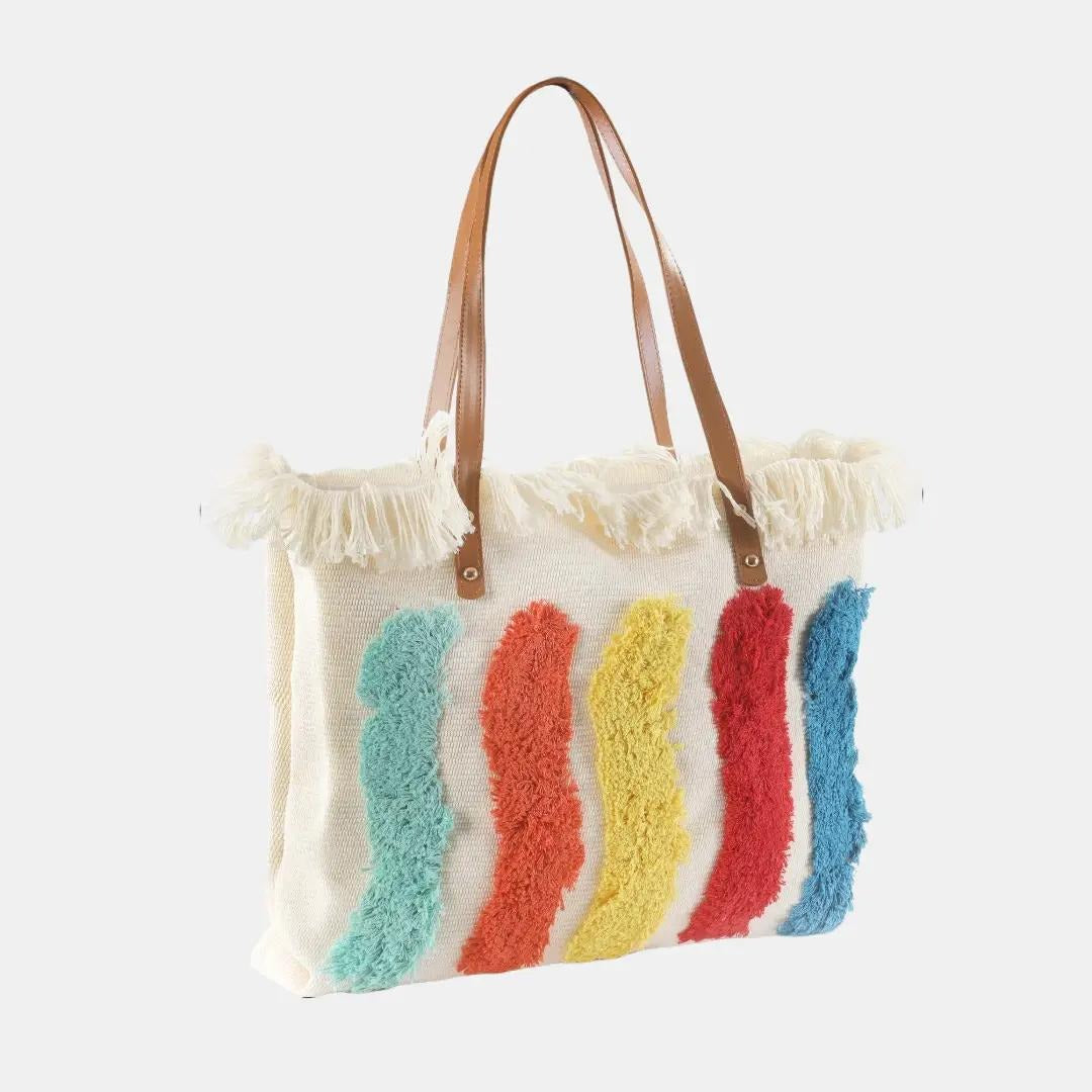 Rainbow fringe Bag