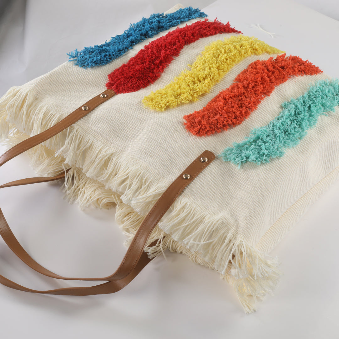 Rainbow fringe Bag