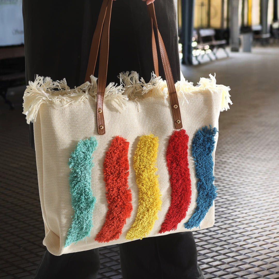 Rainbow fringe Bag