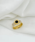 Black Circle Ring