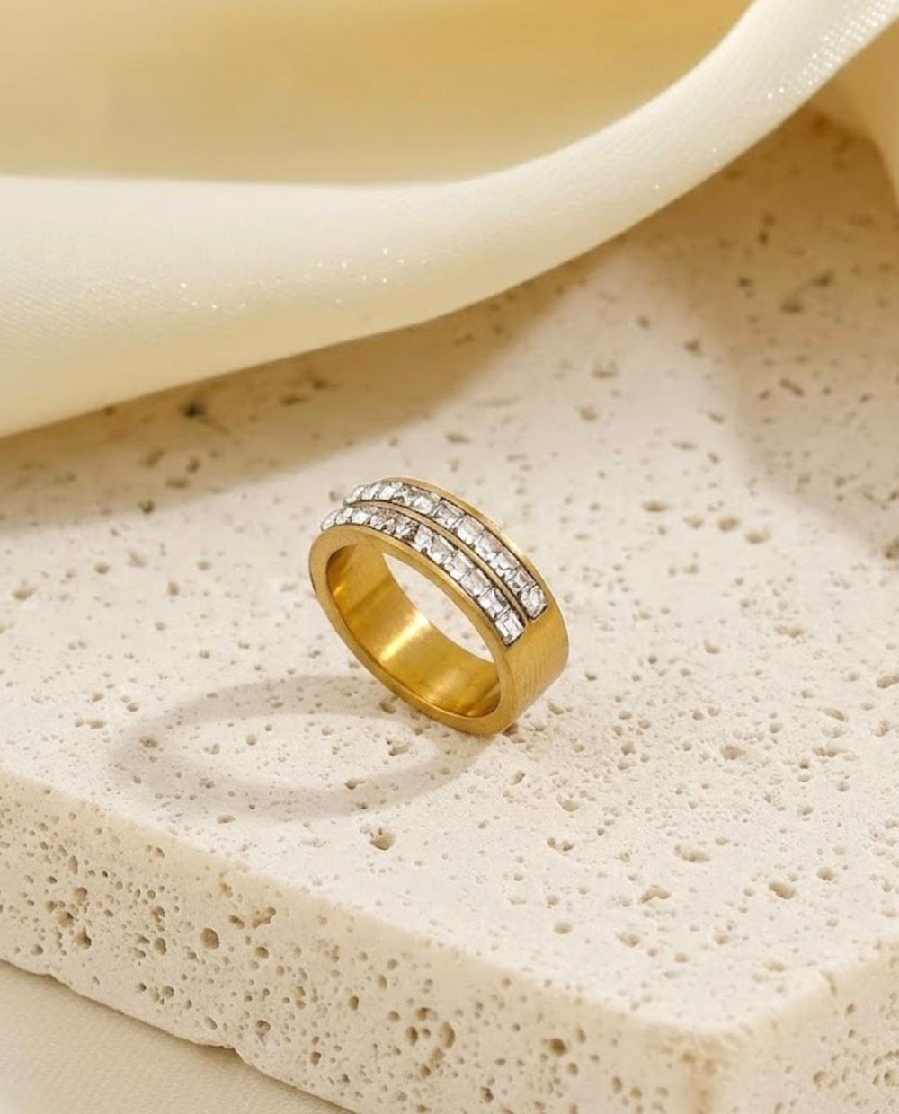 Stone Band Ring