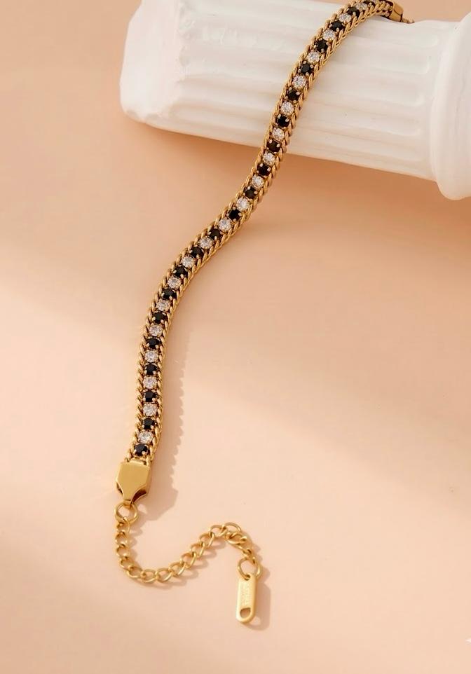 Midnight Luxe Tennis Bracelet