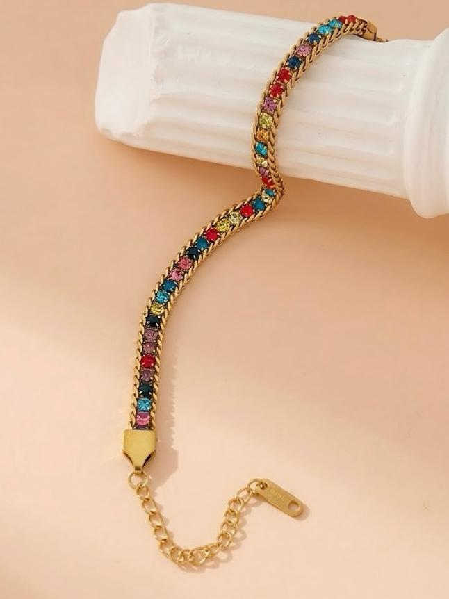 Spectrum Jewel Tennis Bracelet