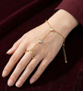 Aura Heart Hand Chain